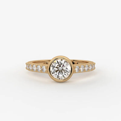 Serenique Round Bezel Diamond Ring