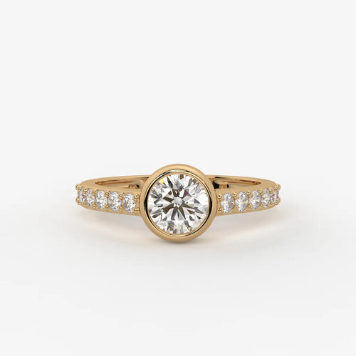 Serenique Round Bezel Diamond Ring