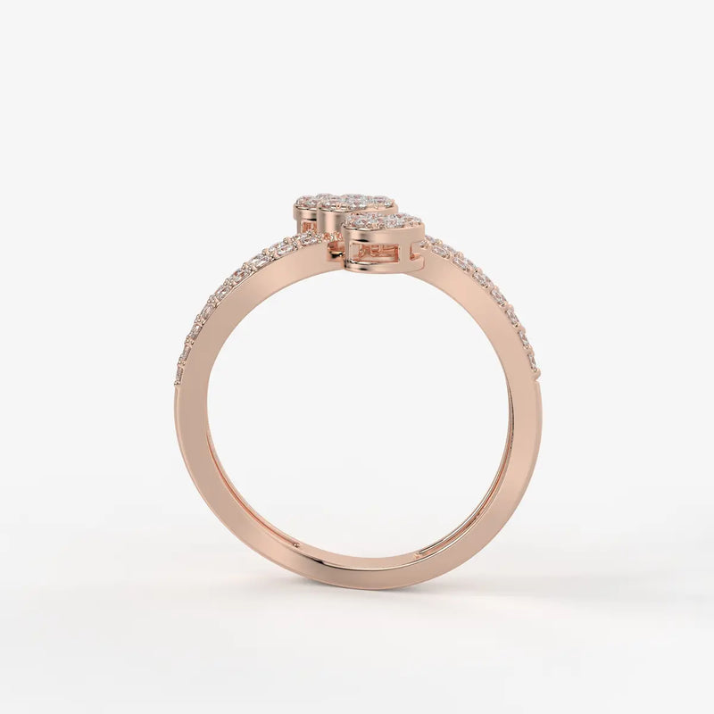 Trivelle Floral Cluster Diamond Ring