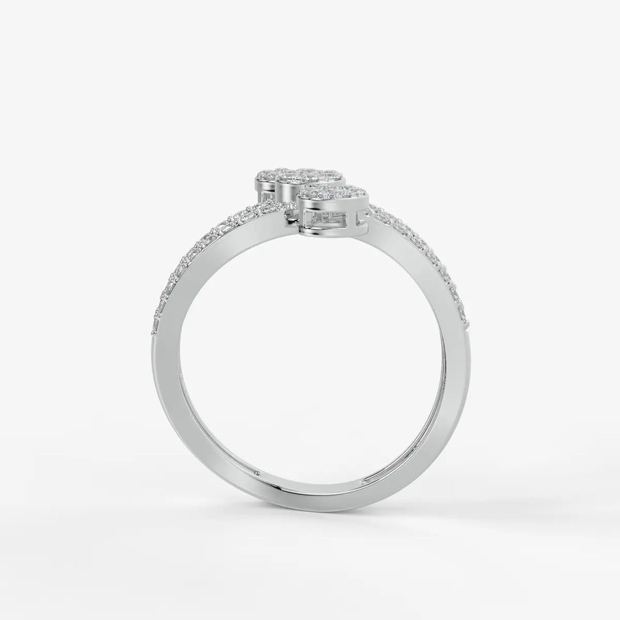 Trivelle Floral Cluster Diamond Ring