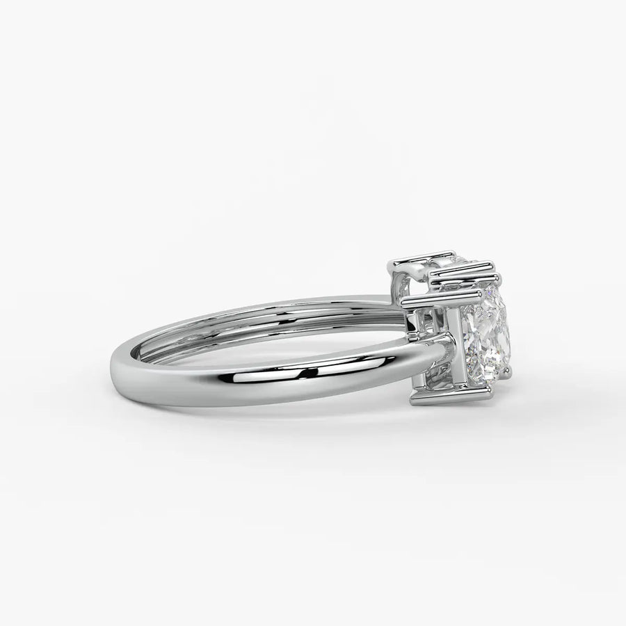 The Diya Radiant Heart & Princess Ring