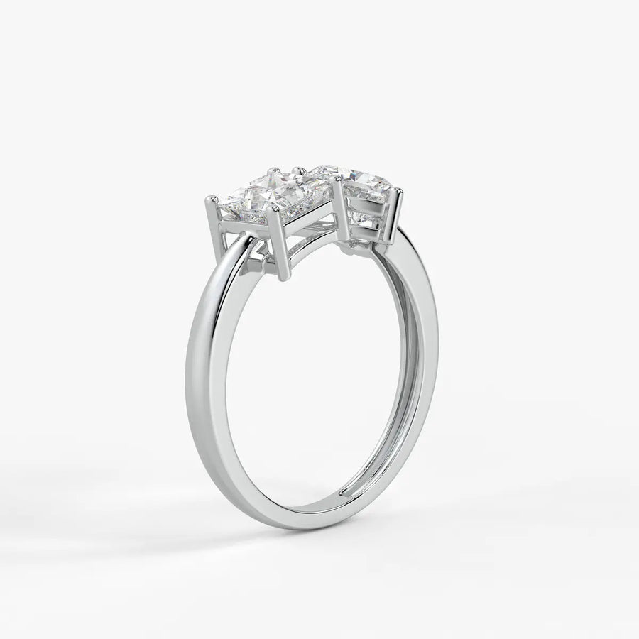 The Diya Radiant Heart & Princess Ring