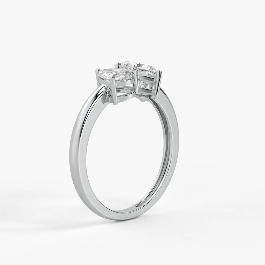 The Amara Eternal Heart & Pear Ring