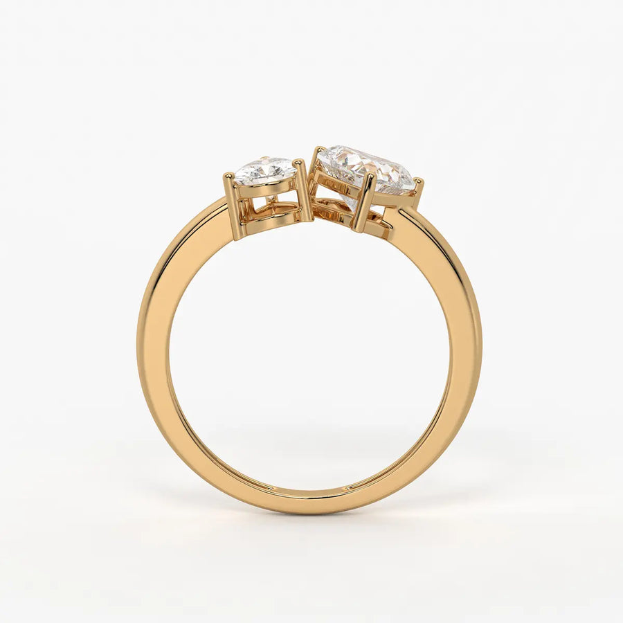 The Amara Eternal Heart & Pear Ring