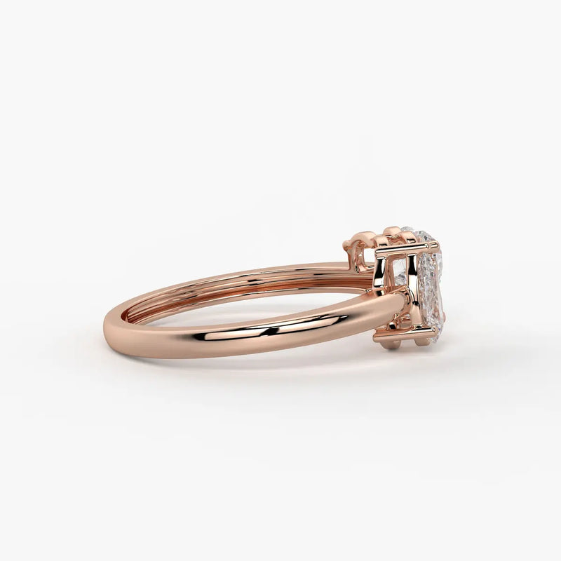 The Amara Eternal Heart & Pear Ring