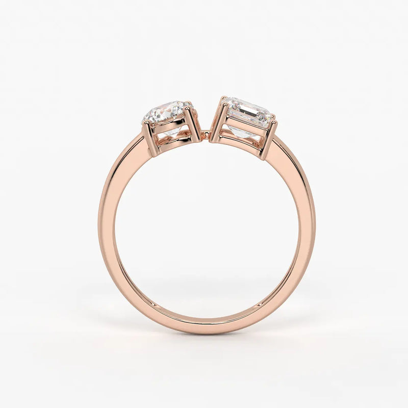 The Ziva Harmony Dual-Facet Ring