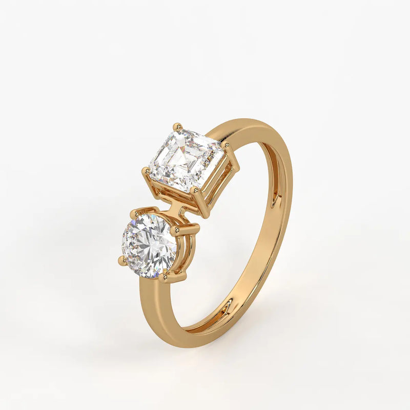 The Ziva Harmony Dual-Facet Ring