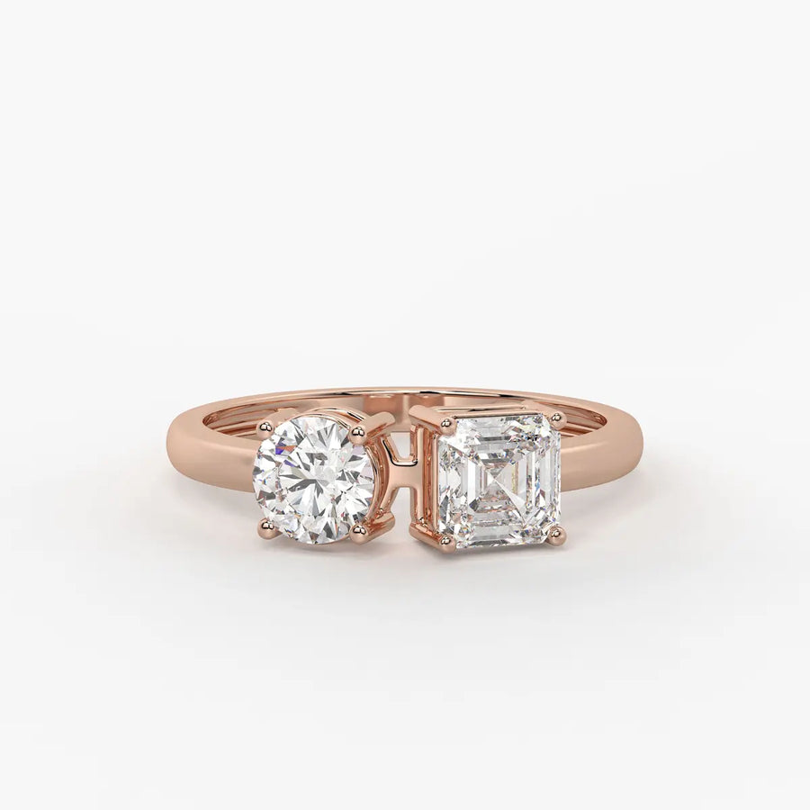 The Ziva Harmony Dual-Facet Ring