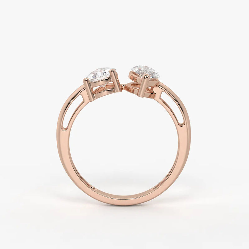 Aurevia Twin Glint Diamond Ring