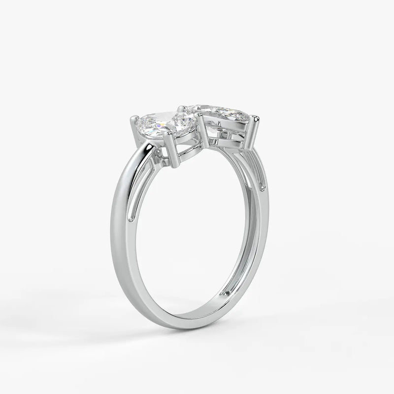 Aurevia Twin Glint Diamond Ring