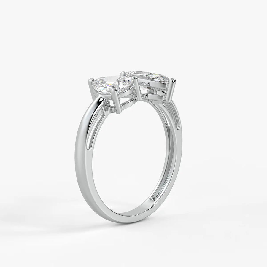 Aurevia Twin Glint Diamond Ring