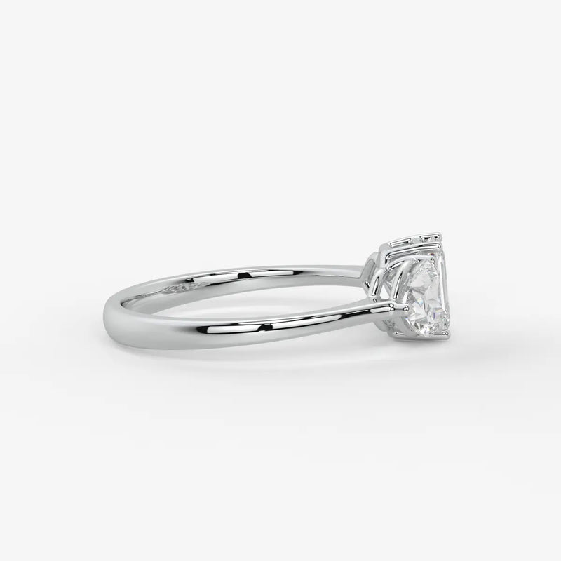 Celestra Emerald Heart Trilogy Diamond Ring
