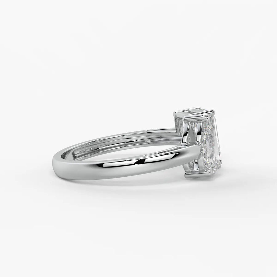 The Inara Pear & Emerald Fusion Ring