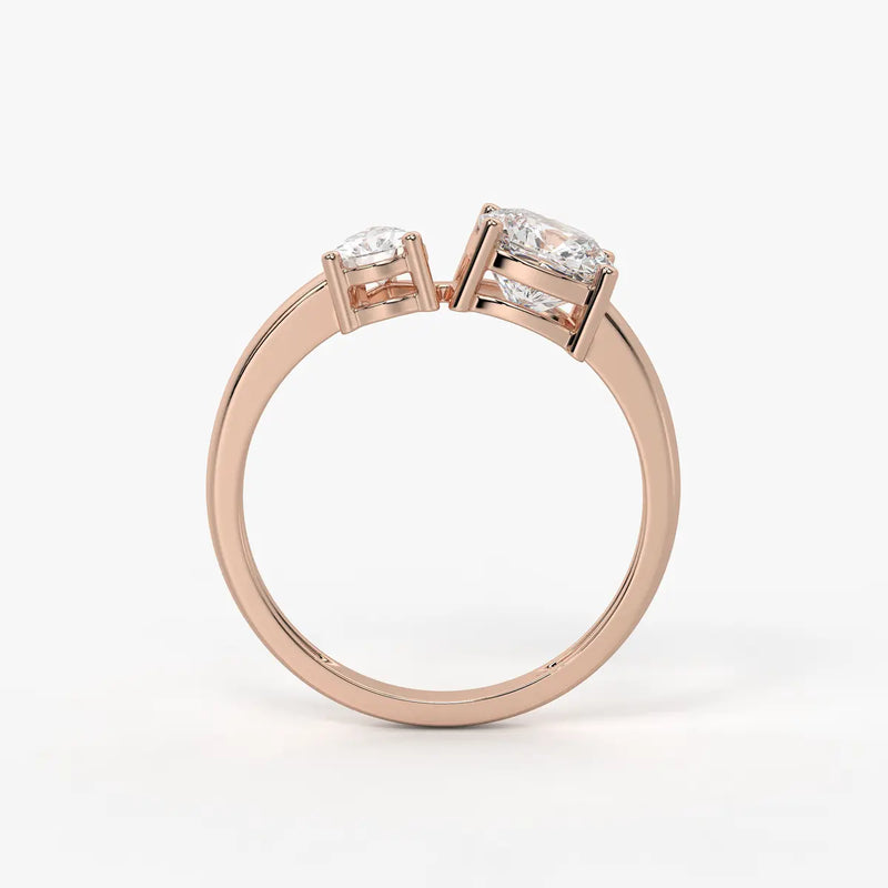 The Aadhya Pear-Cushion Union Ring