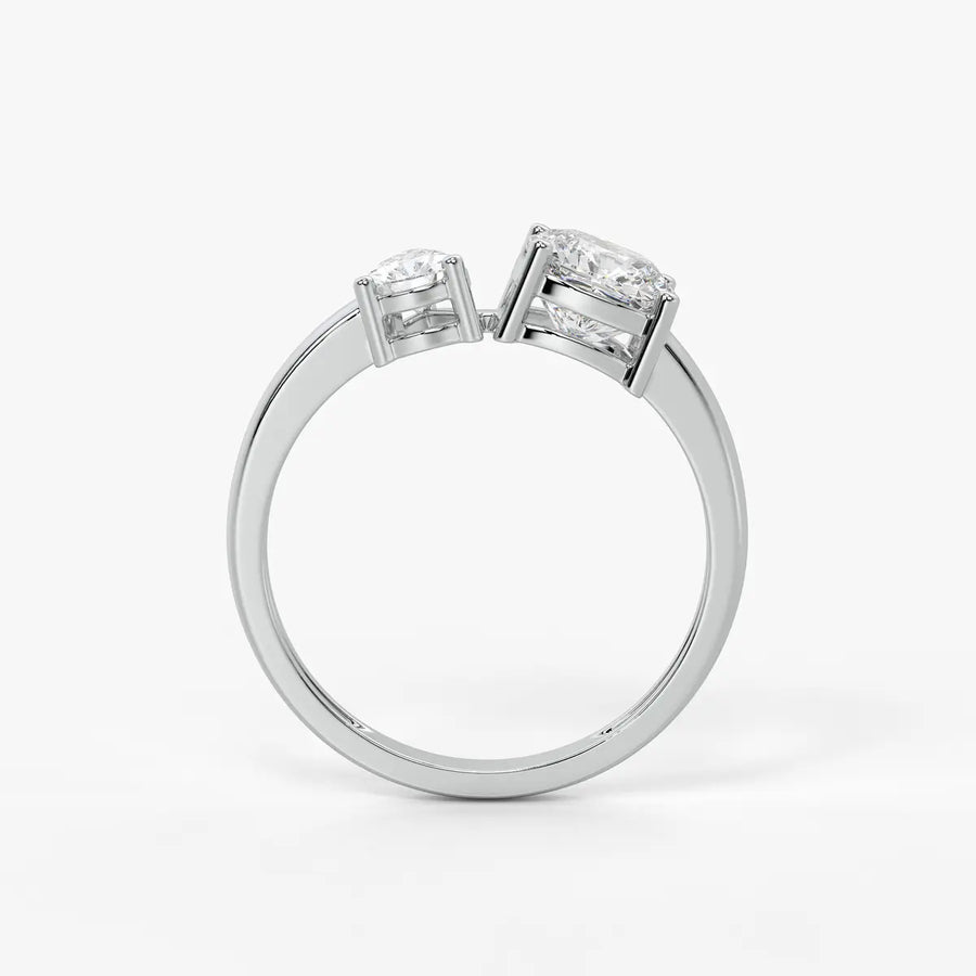 The Aadhya Pear-Cushion Union Ring