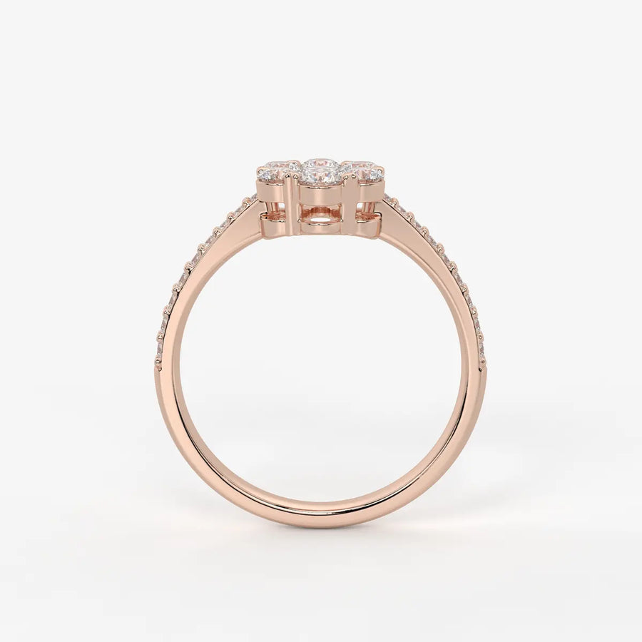 Florielle Bloom Cluster Diamond Ring