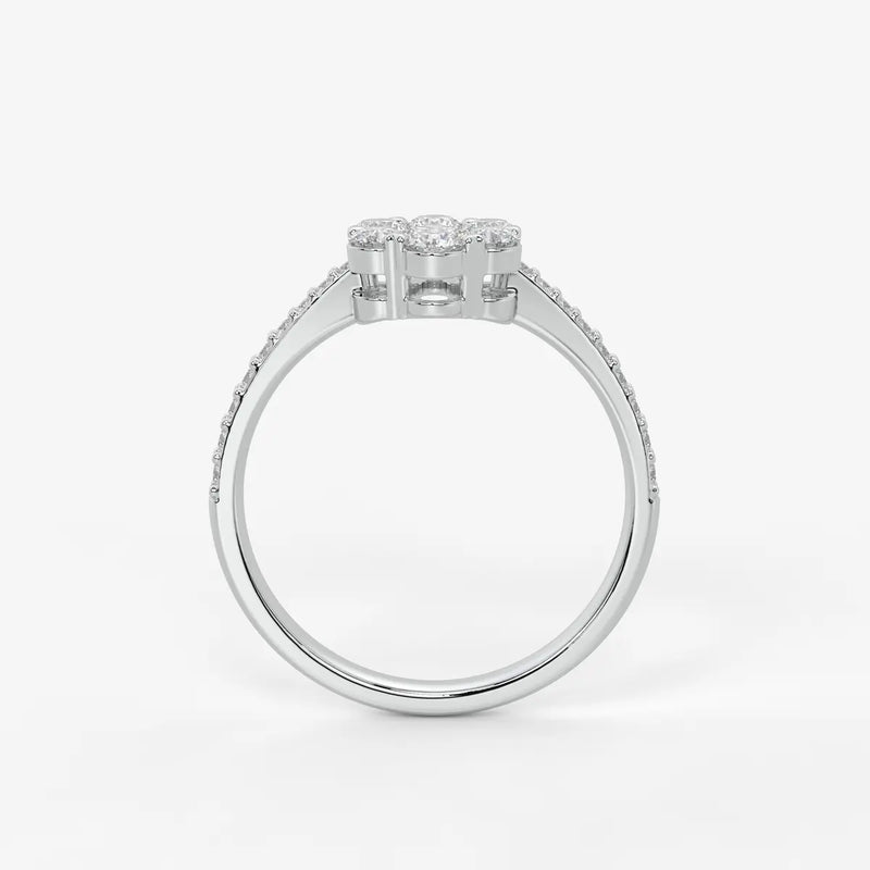 Florielle Bloom Cluster Diamond Ring