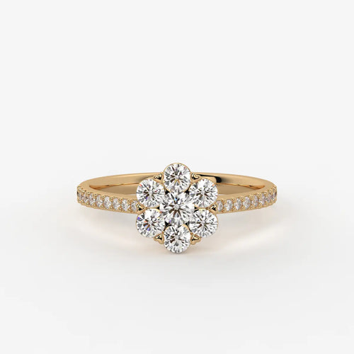 Florielle Bloom Cluster Diamond Ring