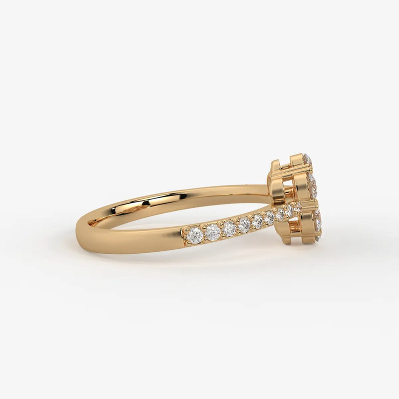 Florielle Bloom Cluster Diamond Ring