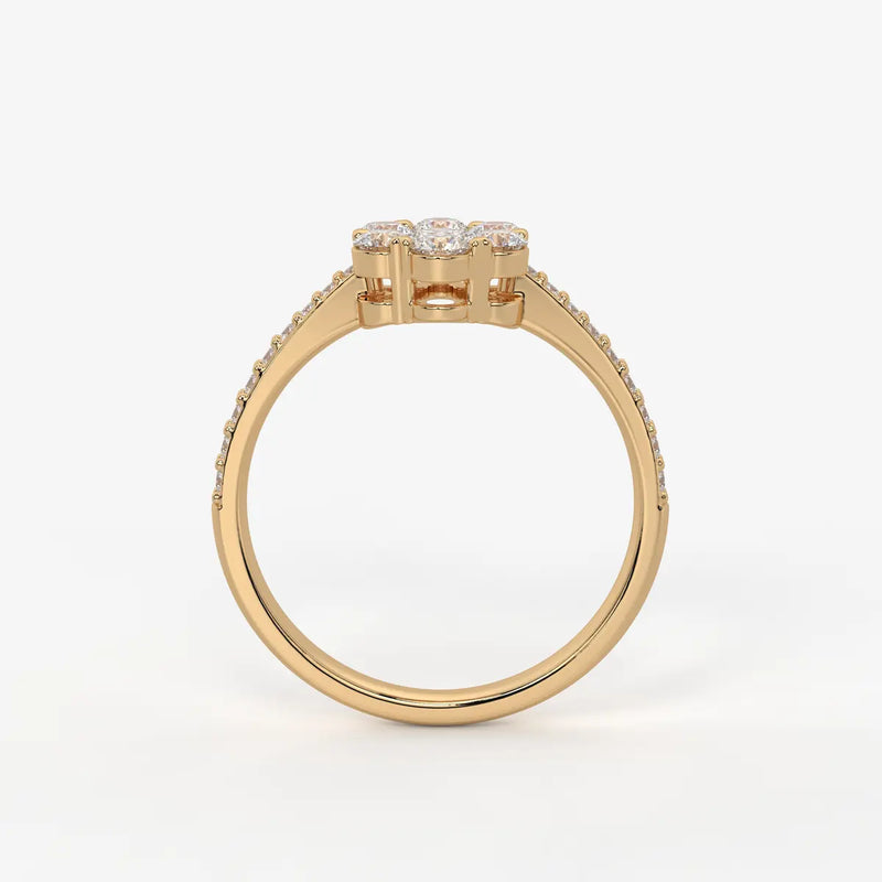 Florielle Bloom Cluster Diamond Ring