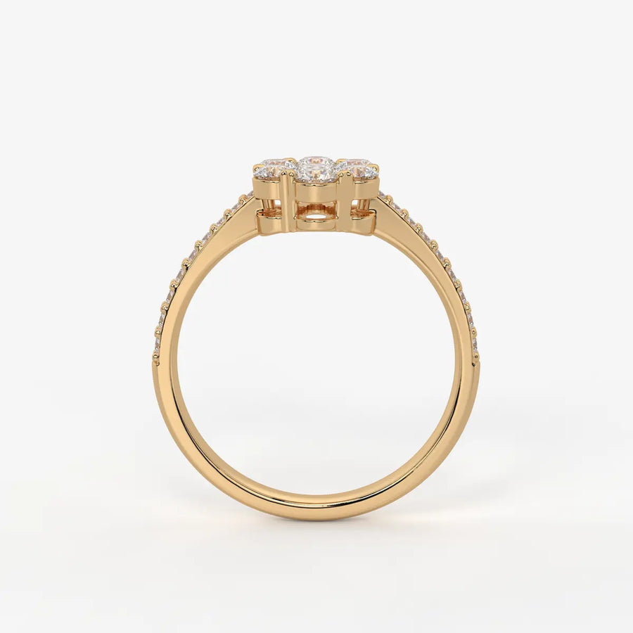 Florielle Bloom Cluster Diamond Ring