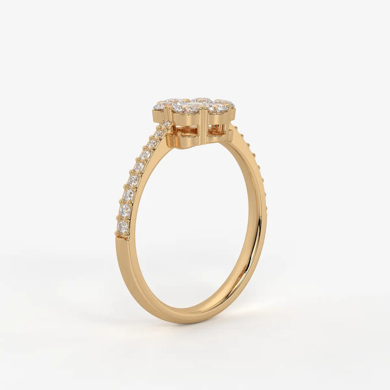 Florielle Bloom Cluster Diamond Ring