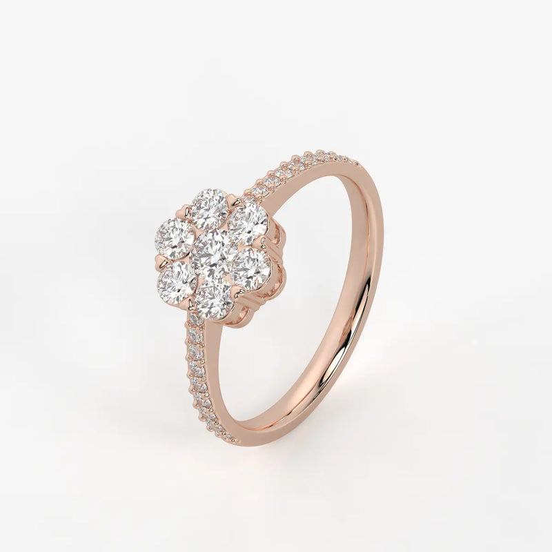 Florielle Bloom Cluster Diamond Ring