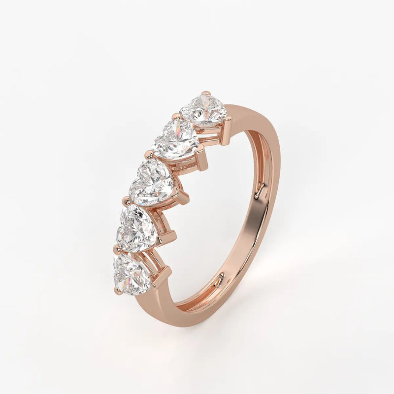 Heartline Verse Diamond Ring
