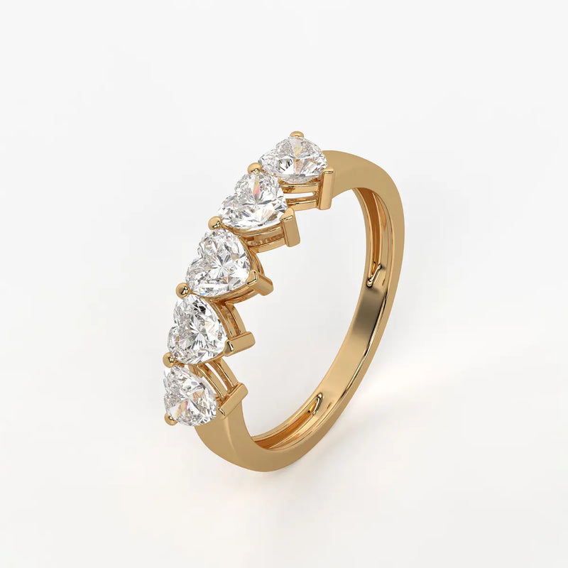 Heartline Verse Diamond Ring