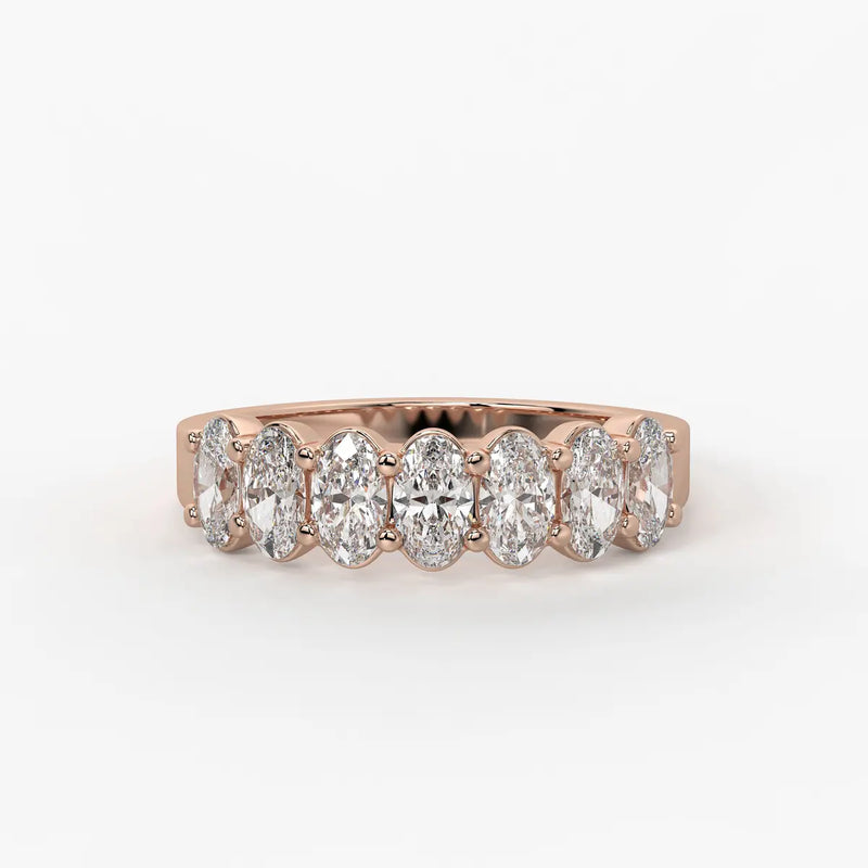 Ovalynx Oval Diamond Eternity Band