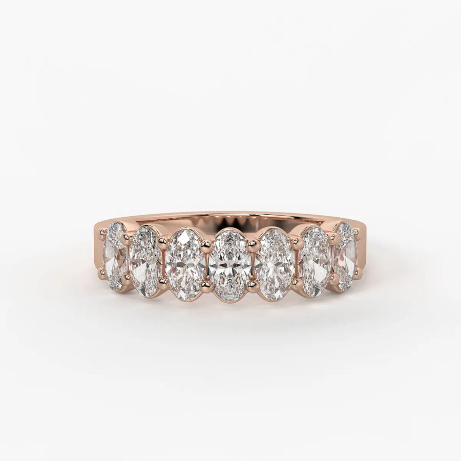 Ovalynx Oval Diamond Eternity Band