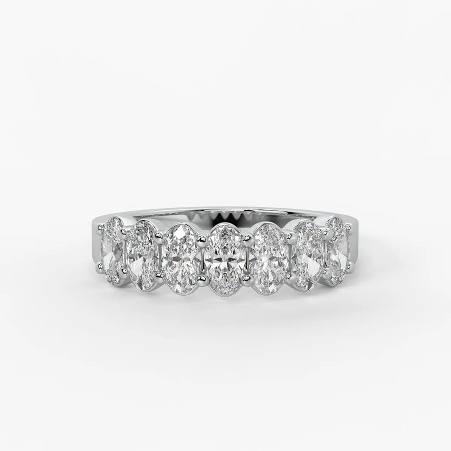 Ovalynx Oval Diamond Eternity Band