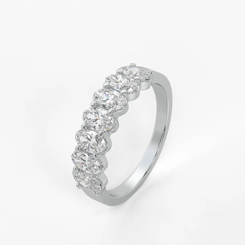 Ovalynx Oval Diamond Eternity Band