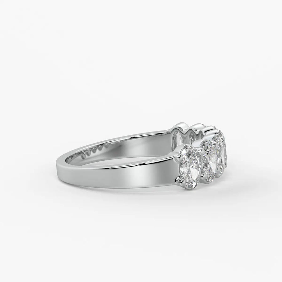 Ovalynx Oval Diamond Eternity Band