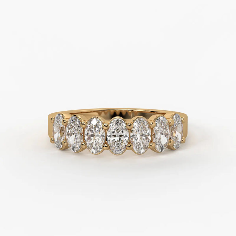 Ovalynx Oval Diamond Eternity Band