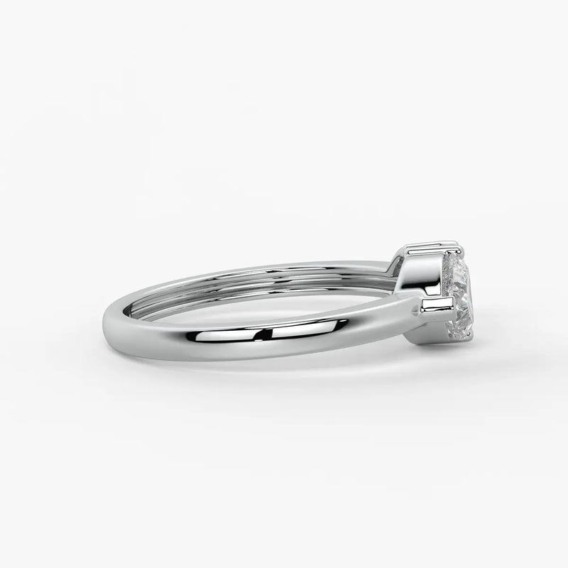 Twin Pear Diamond Ladies Ring