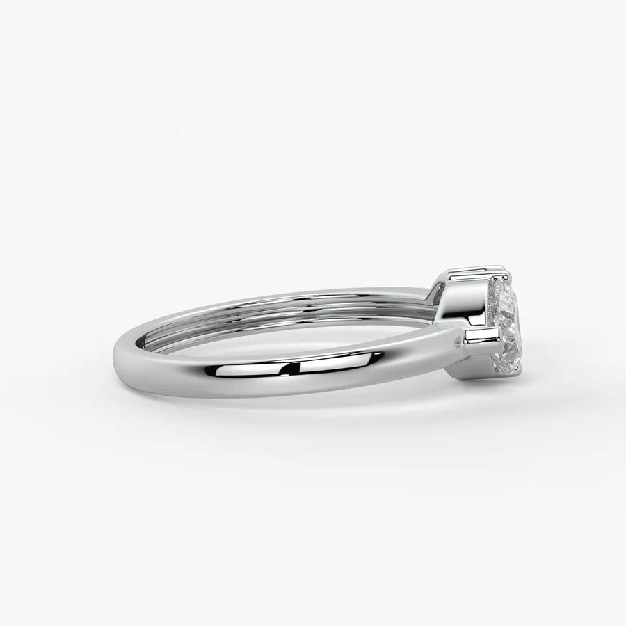Twin Pear Diamond Ladies Ring