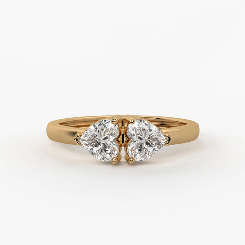 Twin Pear Diamond Ladies Ring