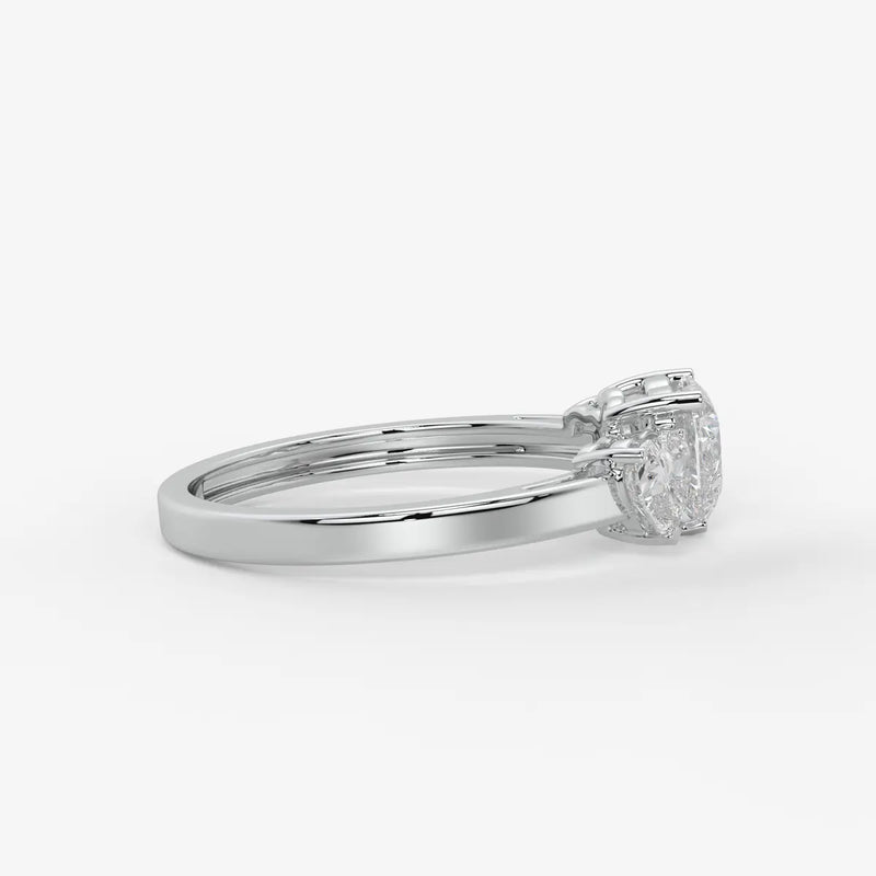 Velmora Heart Trio Diamond Ring