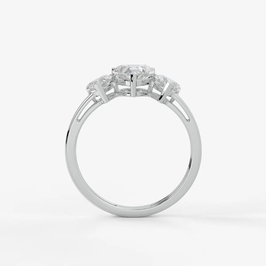 Velmora Heart Trio Diamond Ring