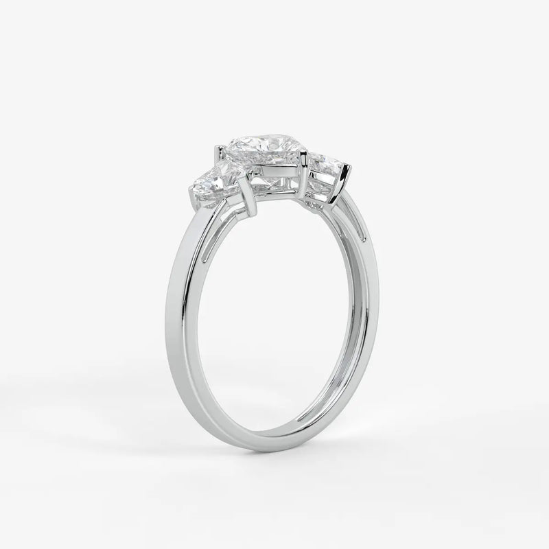 Velmora Heart Trio Diamond Ring