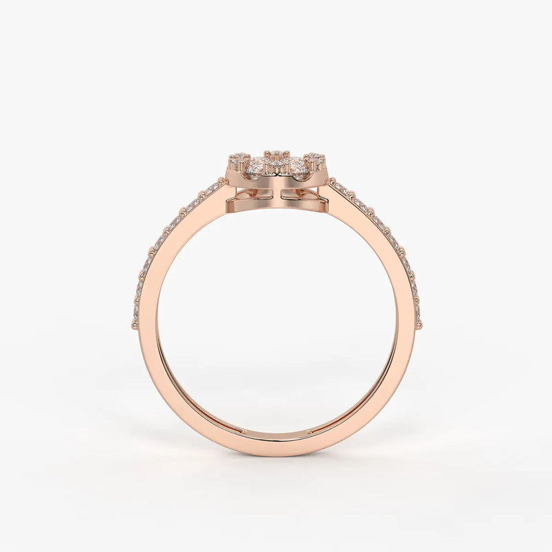 Florielle Bloom Cluster Diamond Ring