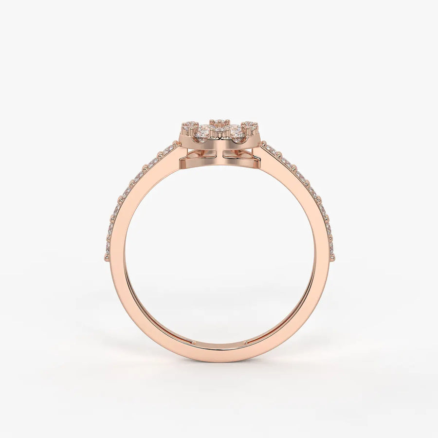 Florielle Bloom Cluster Diamond Ring