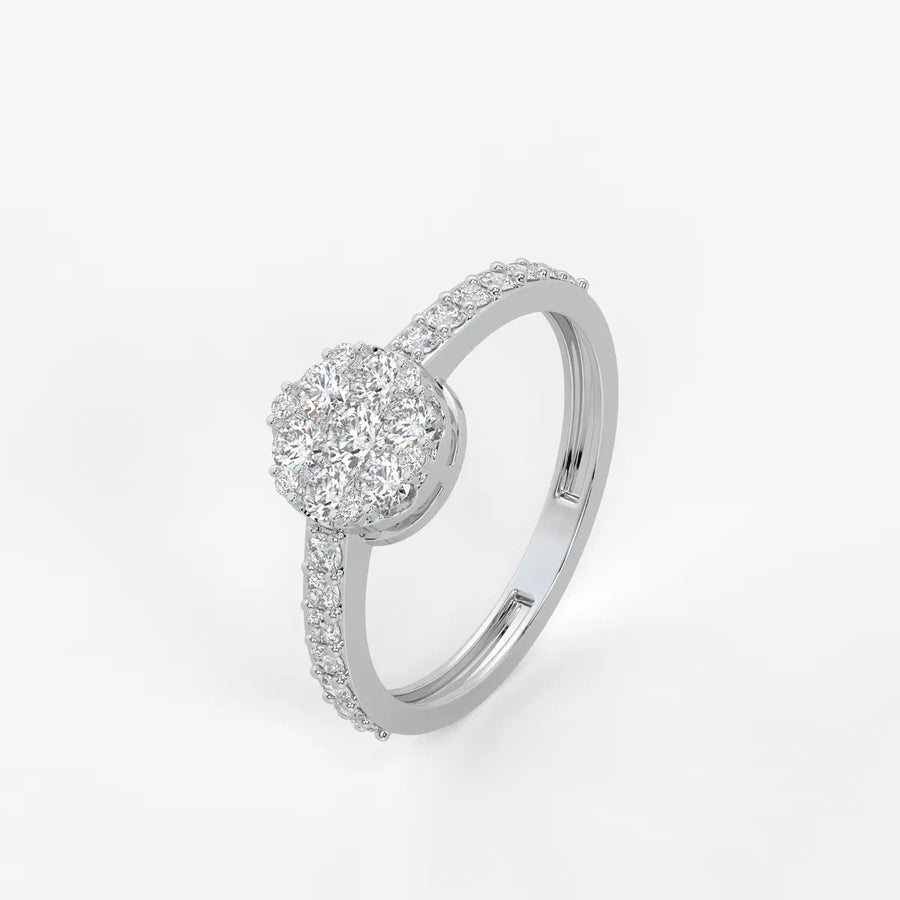 Florielle Bloom Cluster Diamond Ring