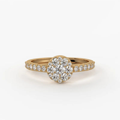 Florielle Bloom Cluster Diamond Ring