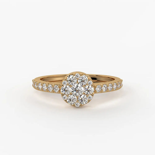 Florielle Bloom Cluster Diamond Ring