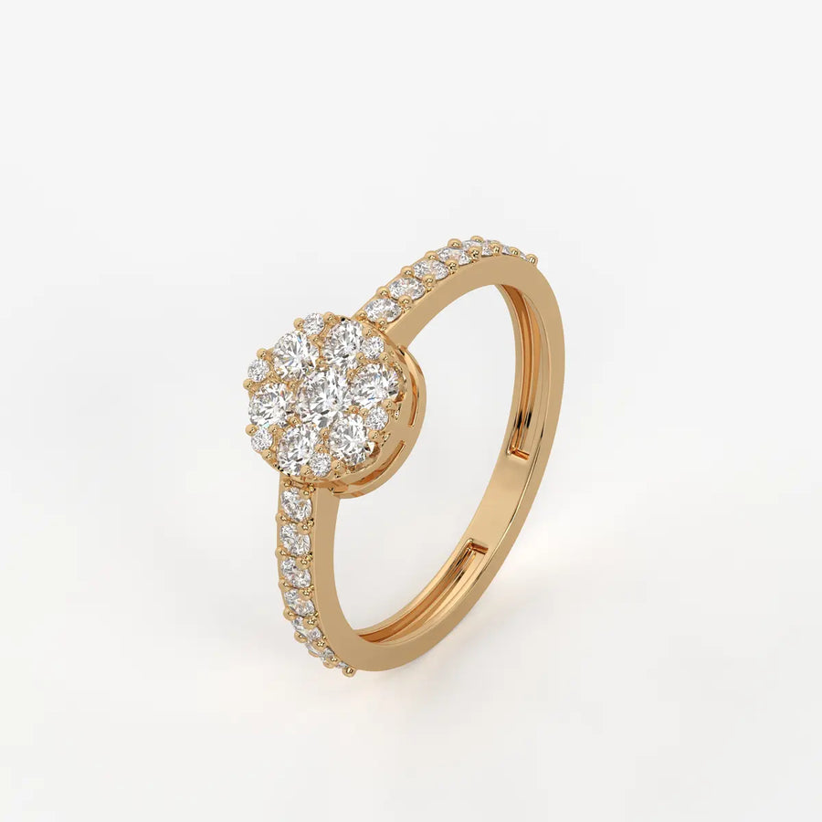 Florielle Bloom Cluster Diamond Ring