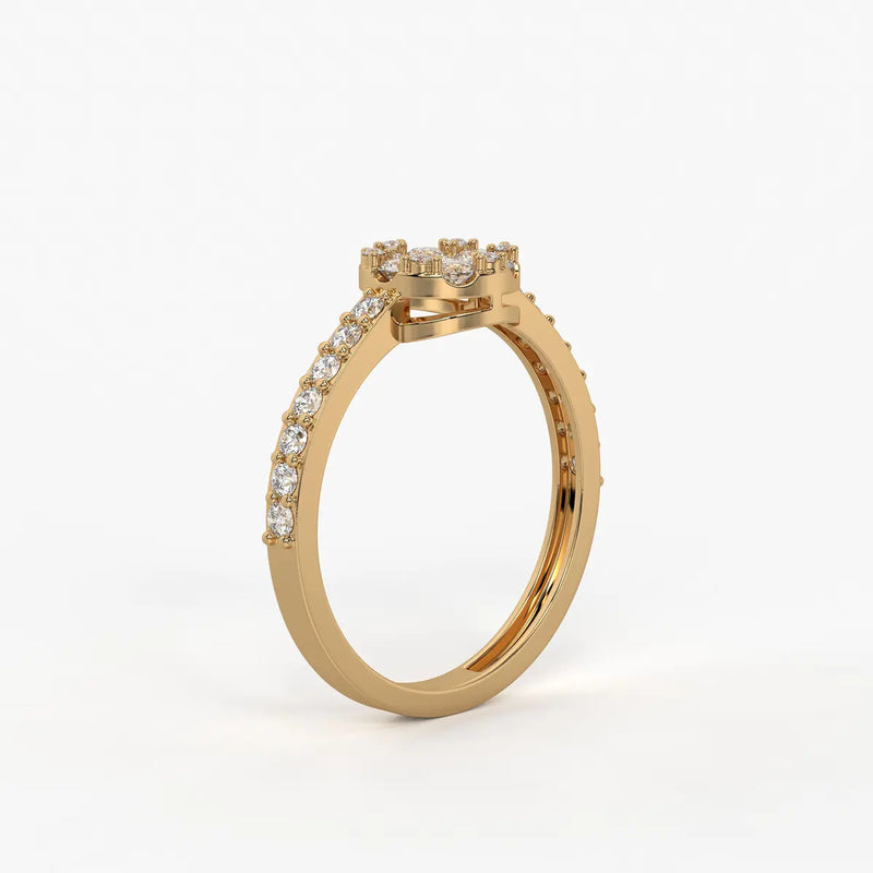 Florielle Bloom Cluster Diamond Ring