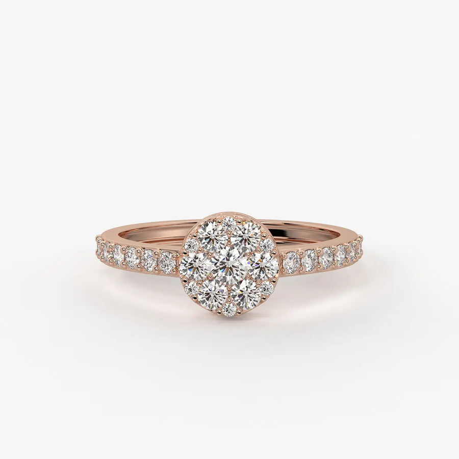 Florielle Bloom Cluster Diamond Ring