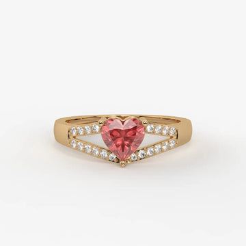 Amora Heartbeam Ring